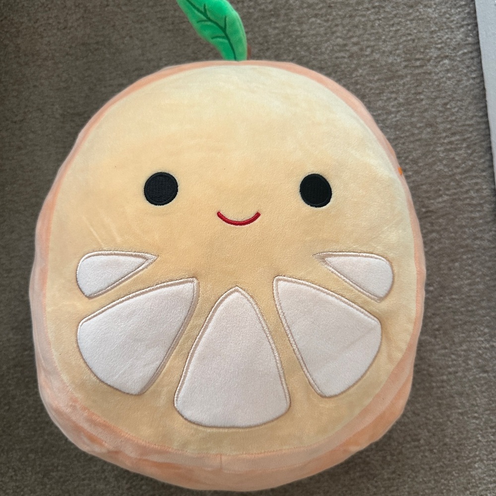 ORANGE SLICE squismallow 12in